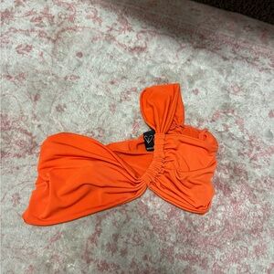 Orange Bikini Top